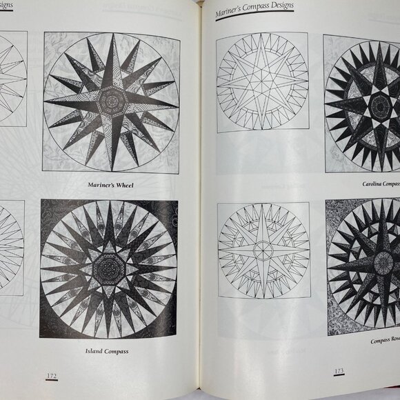 Vintage 1989 Patchwork Portfolio Jinny Beyer Quilt Book Signed Copy Hilton Head - Picture 12 of 15